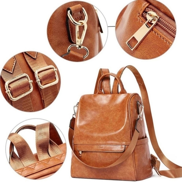 Everyday Leather Backpack - Picture 3 of 5